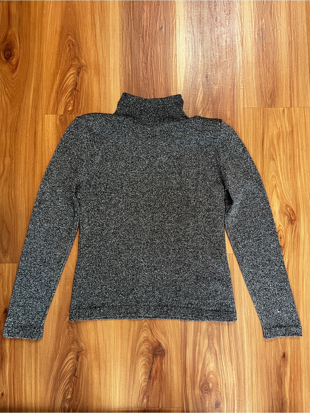 Women's ESCADA Margaretha Ley Vintage Sparkling Black High-Neck Wool Sweater